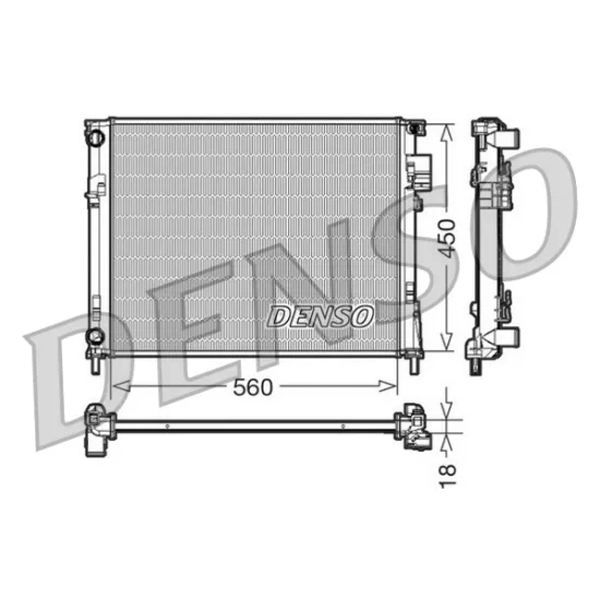 SU RADYATORU KLIMALI MEKANIK (RENAULT TRAFFIC 1.9DCI / OPEL VIVARO 1.9DCI)