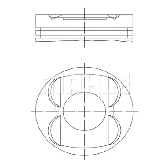 PISTON + SEGMAN STD. (M112, M113, 89.90mm) W202 97>00 W203 02>07 W210 97>02 W211 02>08 W220 98>05