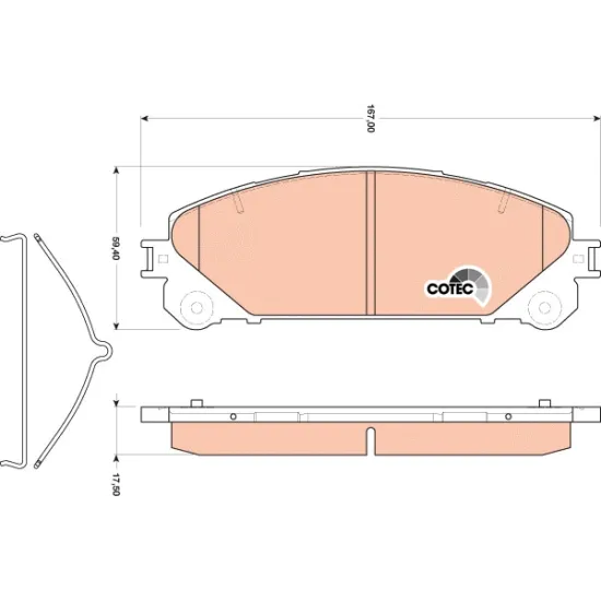 BALATA FREN ON-(TOYOTA RAV 4 2012/ )