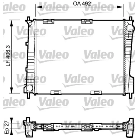 RADYATOR SU MEKANIK ( RENAULT CLIO III 1.4 1.6I 16V )