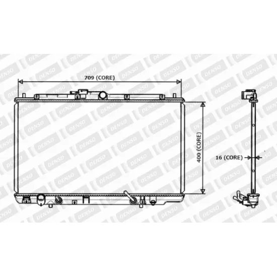 RADYATOR 98-03 ACCORD 3.0 V6 +OS