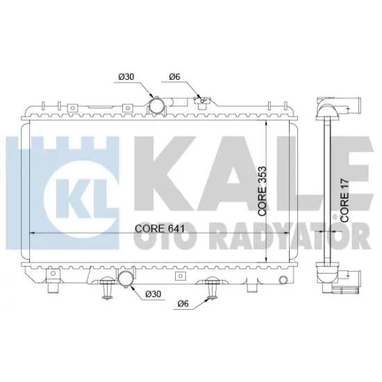 SU RADYATORU BRAZING (TOYOTA COROLLA 1.3 - 1.6 AE100-101 OTOMATIK VITES 92=/00 AT )