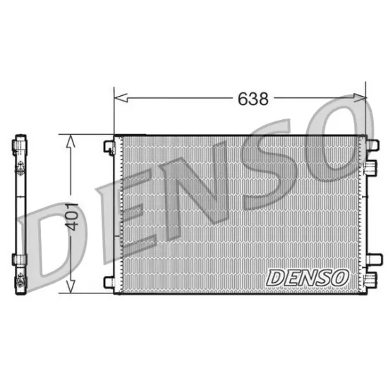 KLIMA RADYATORU (RENAULT MEGANE II SCENIC II GRAND SCENIC II 1.5DCI 1.9DCI 1.6 1.4 03-)