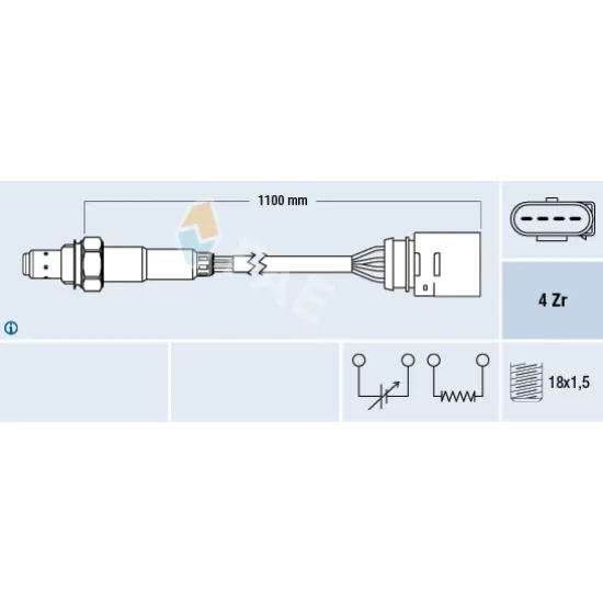 LAMBDA SENSORU 00-05 PASSAT-AI.A4 1.6 2.0 