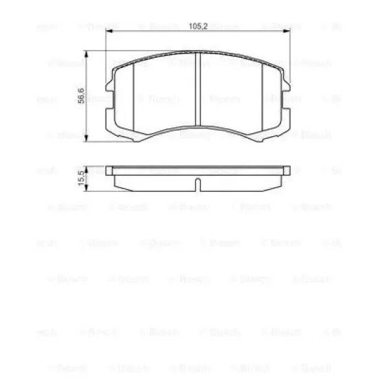 BALATA FREN ON-(MITSUBISHI LANCER 2003/ )