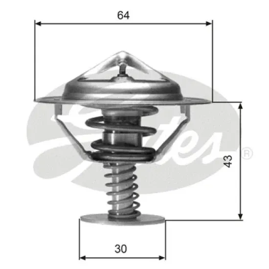 TERMOSTAT 77 °C GOVDESIZ ( HONDA S2000 2.0 )