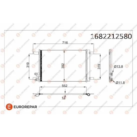 KLIMA RADYATÖRÜ AC 772 000P