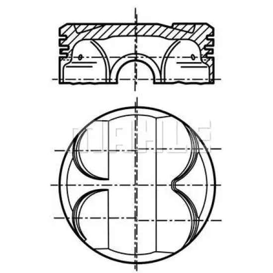 PISTON+SEGMAN STD 80mm BMW M54 B22 E39 E46 E60 Z3 Z4